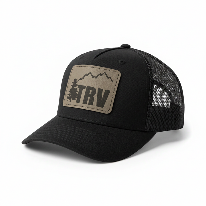TRV Charcoal Hat – White Background with Shadow