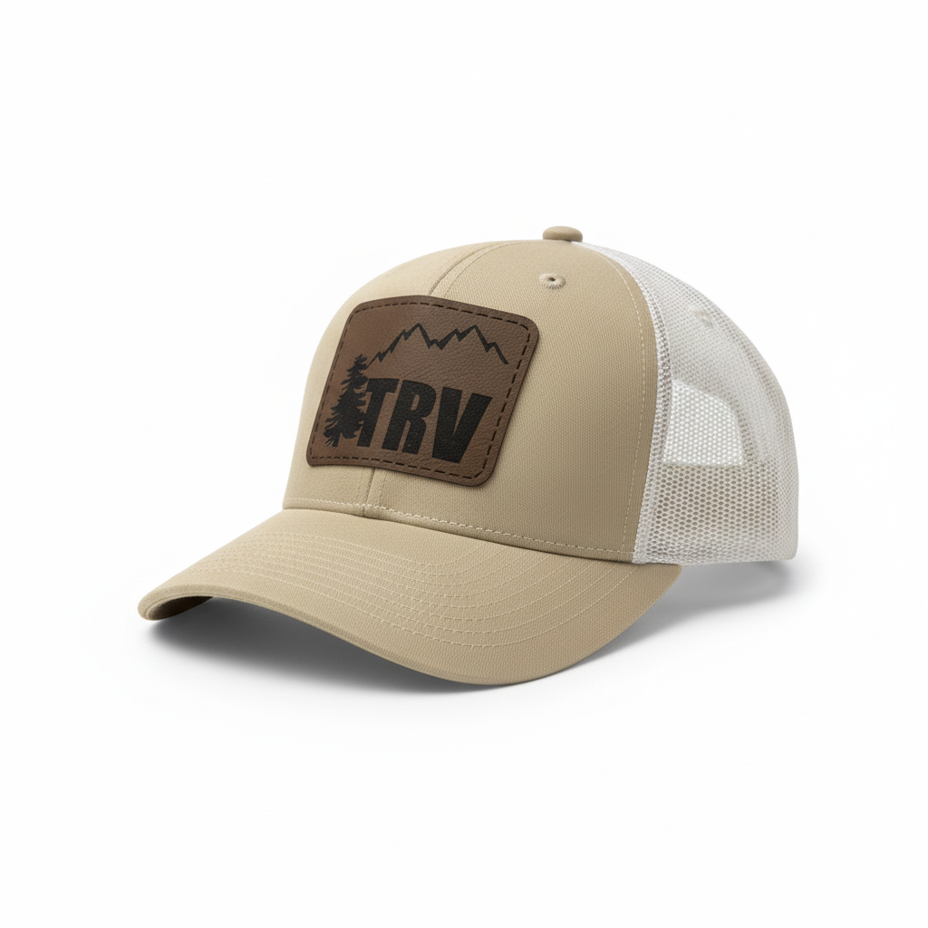 TRV Cream Hat - White Background with Shadow
