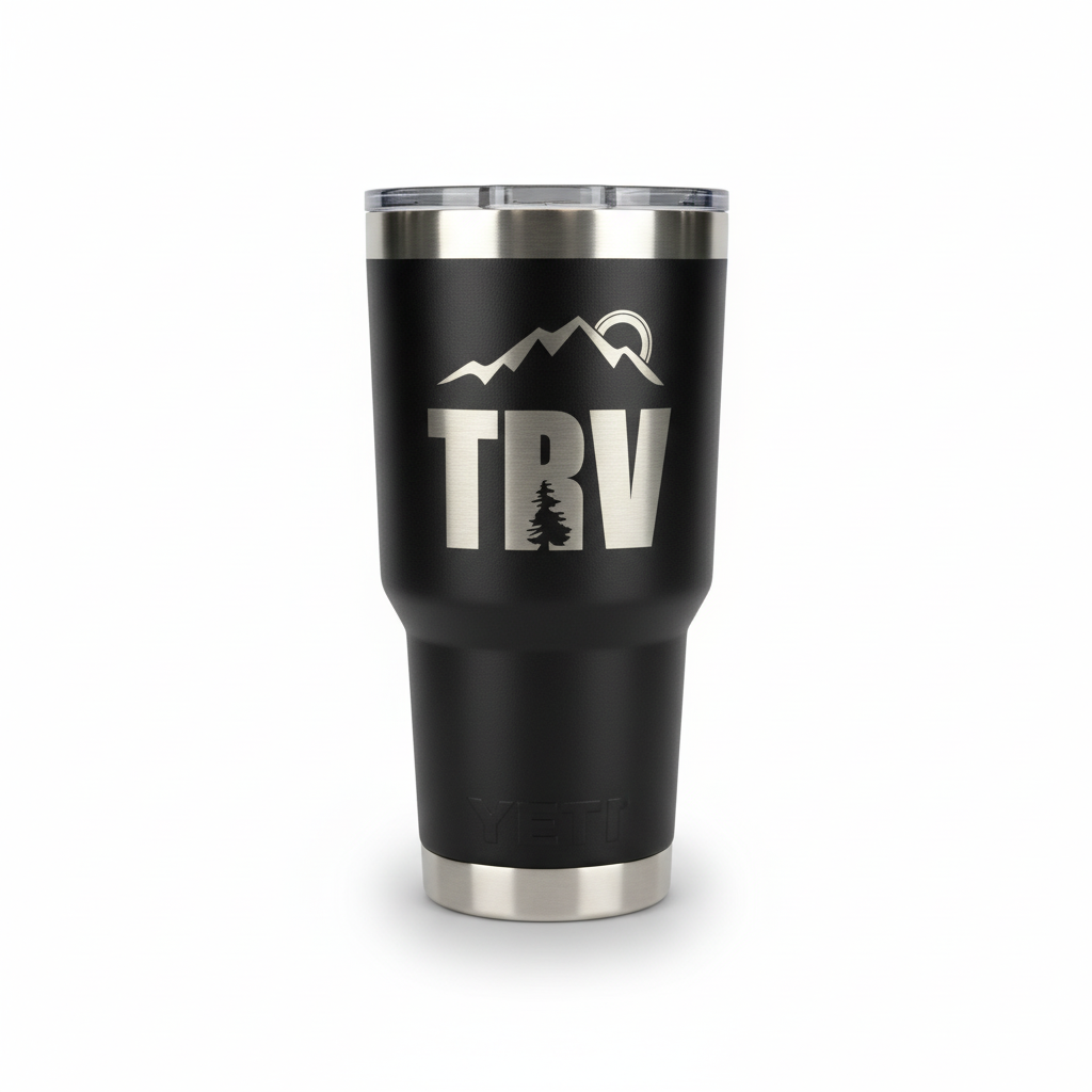 TRV Tumbler on White Background
