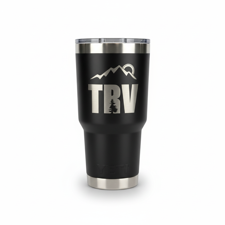 TRV Tumbler on White Background