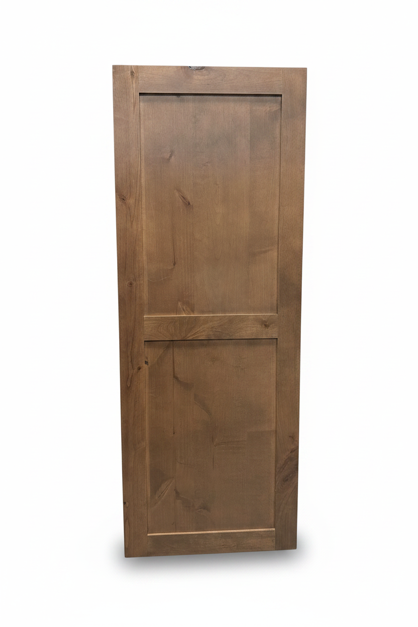 Two-Panel Shaker Door – White Background with Shadow