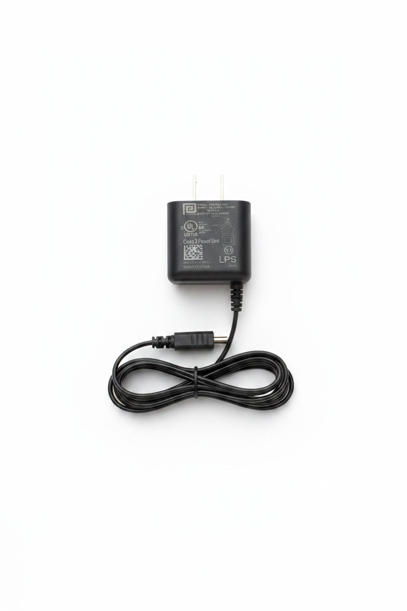 USB Charger White Background with Shadow