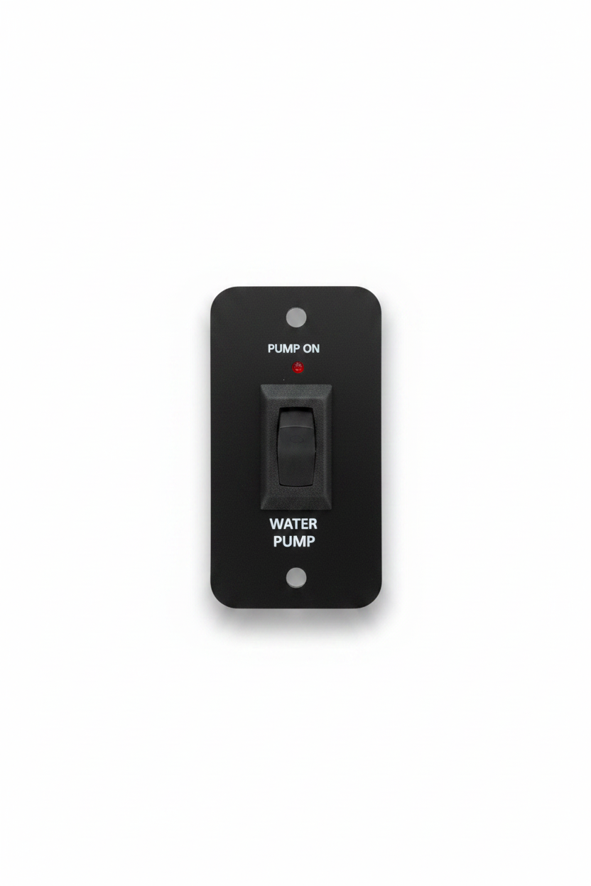 Water Pump Switch - White Background with Drop Shadow
