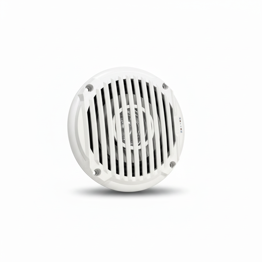White Marine Speaker - Flipped Left