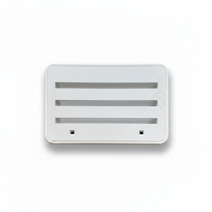 White RV Vent Cover – Rotated 90°